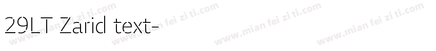29LT Zarid text字体转换